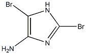 2,5-DIBROMO-1H-IMIDAZOL-4-YLAMINE,,结构式