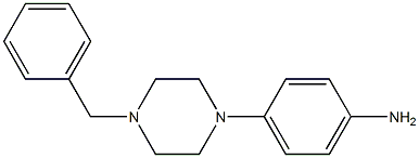 1-BENZYL -4-(4-AMINOPHENYL )PIPERAZINE,,结构式