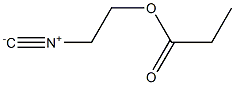 2-ISONITRILO-ETHYL PROPANOATE Struktur