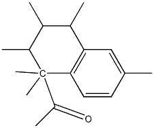 1-Acetyl-1,1,3,4,6-Hexamethyl Tetrahydronaphthalen Structure