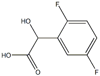 2,5-DIRLUOROMANDELICACID Structure