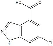 6-CHLOROINDAZOLE-4-CARBOXYLIC ACID Structure