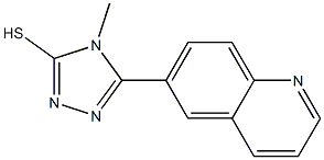  4-METHYL-5-(QUINOLIN-6-YL)-1,2,4-TRIAZOLE-3-THIOL