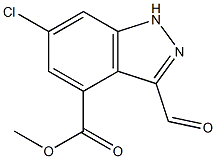 6-CHLORO-4-METHOXYCARBONYLINDAZOLE-3-CARBOXYALDEHYDE