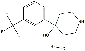 (4-(3-TRIFLUOROMETHYL)PHENYL)-4-HYDROXYPIPERIDINE HYDROCHLORIDE Structure