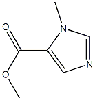 METHYL 1-METHYL-5-IMIDAZOLECARBOXYLATE 结构式