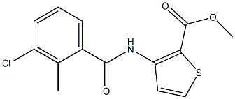  METHYL 3-(3-CHLOROMETHYLBENZAMIDO)THIOPHENE-2-CARBOXYLATE, TECH.