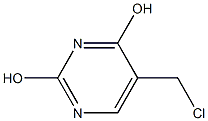 5-CHLOROMETHYL-2,4-DIHYDROXYPYRIMIDINE 结构式