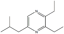 2,3-DIETHYL-5-ISOBUTYLPYRAZINE 结构式