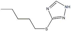 3-N-PENTYLTHIO-1,2,4-TRIAZOLE Structure