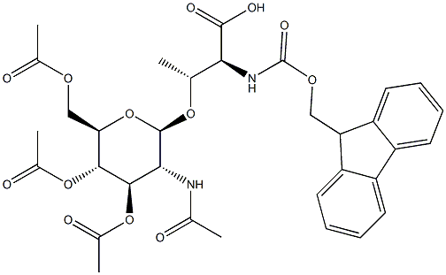 N-FMOC-O-(2-ACETAMIDO-3,4,6-TRI-O-ACETYL-2-DEOXY-BETA-D-GLUCOPYRANOSYL)-L-THREONINE