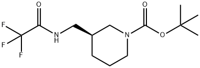 S-3-(trifluoroacetamidomethyl)-N-Boc-piperidine
|S-3-(trifluoroacetamidomethyl)-N-Boc-piperidine
