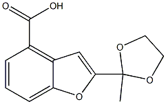 2-(2-Methyl-1,3-Dioxolan-2-yl)-1-Benzofuran-4-Carboxylic Acid