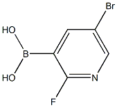 2-Fluoro-5-bromo-3-pyridineboronic acid Struktur