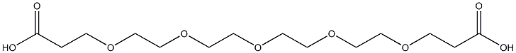 4,7,10,13,16-Pentaoxanonadecane-1,19-dioic acid 结构式