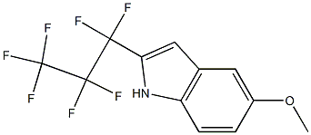 5-METHOXY-2-PERFLOROPROPYL-1H-INDOLE Structure