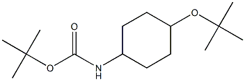 N-BOC-4-叔丁氧基环己胺, , 结构式