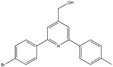 (2-(4-bromophenyl)-6-p-tolylpyridin-4-yl)methanol Structure