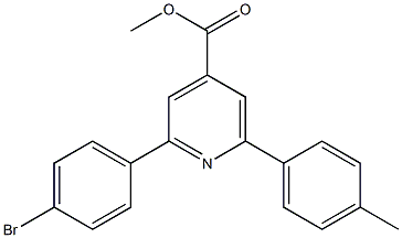 methyl 2-(4-bromophenyl)-6-p-tolylpyridine-4-carboxylate