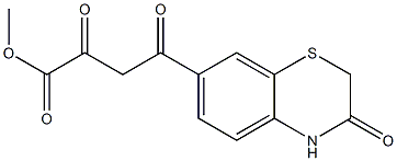  methyl 4-(3,4-dihydro-3-oxo-2H-benzo[b][1,4]thiazin-7-yl)-2,4-dioxobutanoate