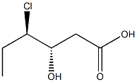 (R.S)4-氯-3羟基丁酸乙酯,,结构式