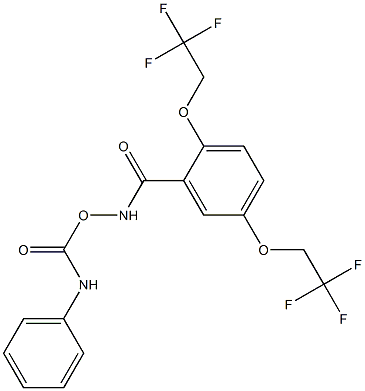 N-((anilinocarbonyl)oxy)-2,5-bis(2,2,2-trifluoroethoxy)benzenecarboyjimide|