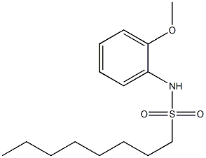 N-(2-METHOXYPHENYL)OCTANESULFONAMIDE Structure