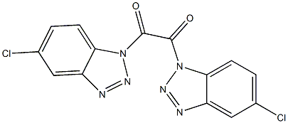 N,N-OXALYLBIS(5-CHLOROBENZOTRIAZOLE) Structure