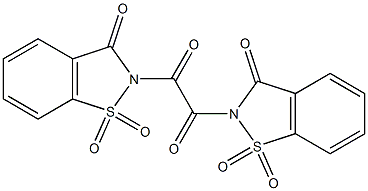 N,N-OXALYLBIS(SACCHARIN) 化学構造式