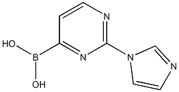 2-(IMIDAZOL-1-YL)PYRIMIDINE-4-BORONIC ACID Structure