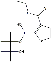 3-(ETHOXYCARBONYL)THIOPHENE-2-BORONIC ACID PINACOL ESTER Structure