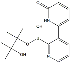 6-(1H-PYRIDIN-2-ONE)PYRIDINE-2-BORONIC ACID PINACOL ESTER Struktur