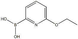 6-ETHOXYPYRIDINE-2-BORONIC ACID 化学構造式