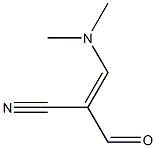 (2E)-3-(DIMETHYLAMINO)-2-FORMYLACRYLONITRILE 化学構造式