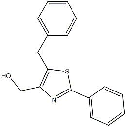 (5-BENZYL-2-PHENYL-THIAZOL-4-YL)-METHANOL Struktur