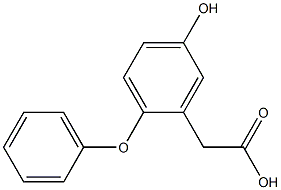 (5-HYDROXY-2-PHENOXYPHENYL)ACETIC ACID Structure