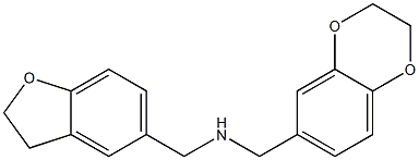 1-(2,3-DIHYDRO-1,4-BENZODIOXIN-6-YL)-N-(2,3-DIHYDRO-1-BENZOFURAN-5-YLMETHYL)METHANAMINE|