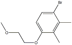 1-BROMO-4-(2-METHOXY-ETHOXY)-2,3-DIMETHYL-BENZENE Structure