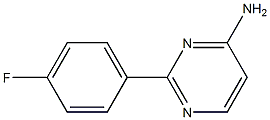 2-(4-FLUOROPHENYL)-4-AMINOPYRIMIDINE Structure