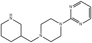 2-[4-(PIPERIDIN-3-YLMETHYL)PIPERAZIN-1-YL]PYRIMIDINE,1021013-74-0,结构式