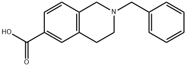 2-BENZYL-1,2,3,4-TETRAHYDROISOQUINOLINE-6-CARBOXYLIC ACID,,结构式