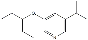 3-(1-ETHYLPROPOXY)-5-ISOPROPYLPYRIDINE,,结构式