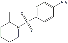 4-(2-METHYL-PIPERIDINE-1-SULFONYL)-PHENYLAMINE Struktur