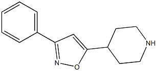 4-(3-PHENYLISOXAZOL-5-YL)PIPERIDINE,,结构式
