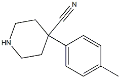 4-(4-METHYLPHENYL)PIPERIDINE-4-CARBONITRILE Struktur