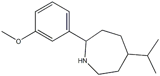 5-ISOPROPYL-2-(3-METHOXYPHENYL)AZEPANE Struktur