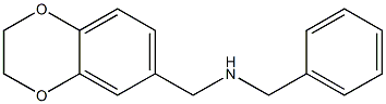 BENZYL-(2,3-DIHYDRO-BENZO[1,4]DIOXIN-6-YLMETHYL)AMINE Structure