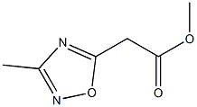 METHYL (3-METHYL-1,2,4-OXADIAZOL-5-YL)ACETATE Struktur