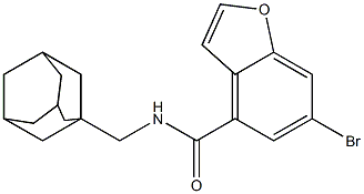  N-(ADAMANTAN-1-YLMETHYL)-6-BROMO-1-BENZOFURAN-4-CARBOXAMIDE