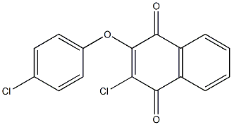  2-chloro-3-(4-chlorophenoxy)-1,4-dihydronaphthalene-1,4-dione